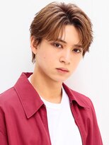 オーシャントーキョー 原宿(OCEAN TOKYO)&nbsp;ハイライトミルクティーベージュツーブロックセンターパート