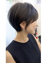 ゴカン バイ ジル ブラン 名古屋(Gokan by JIL BLAN)&nbsp;ハイライトバレイヤージュダブルカラーショートカット30代40代