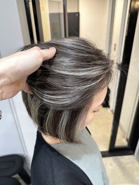 エトラ 渋谷店(etora) 小顔 ネビージュ グレージュハイライトカラー◎