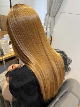 リタ(RITA) 明るめのカラーリングも髪質改善でしなやか◎(大宮/髪質改善)