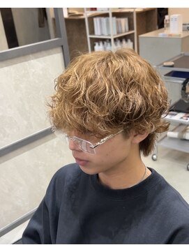 スイッチ(men's SWITCH) 波巻きスパイラルパーママッシュツーブロックレイヤーショート