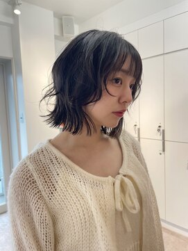 ロンドアンメゾン 原宿(Lond un Maison.) ミニウルフレイヤーカット顔周り前髪韓国ショートボブ/原宿