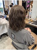 ミディアムボブパーマ