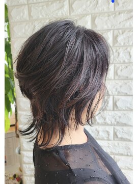 松本平太郎美容室 国立店 30代40代50代×ミディアムウルフ