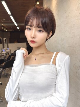 ダム(DaM) 30代40代小顔ヘア簡単スタイリングくせ毛カバー丸みショートボブ