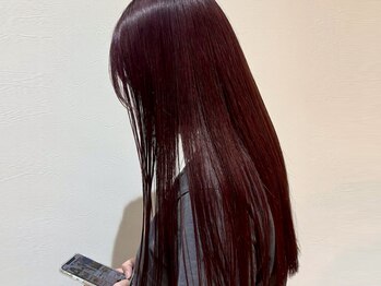 ユーナゴヤ(u nagoya)の写真/時短でスタイリング☆【縮毛矯正+髪質改善¥19,800】ダメージも髪も自然な柔らかストレート