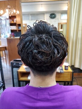 レベル 葛西店(LEVEL) パーマ マッシュ メンズカット/葛西メンズ/葛西ヘッドスパ