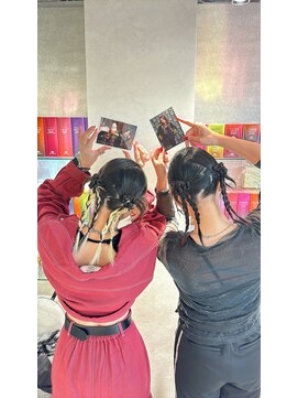 ユアーズヘア 新宿三丁目店(youres hair) おそろいカチモリ