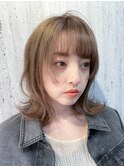 肌もワントーンアップ！大人気透け感ベージュカラー★
