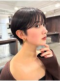 コンパクトショートカット丸みショートくびれショートボブ表参道