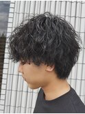 波巻きパーマ波巻きスパイラルパーマツイストスパイラルパーマ 