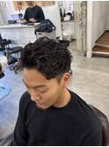 MEN’S HAIR/波巻ツイストスパイラル/フェザーパーマ/船橋