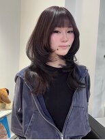 ソピ バイ インビテーション(sopi by invitation)&nbsp;ハッシュカット　ワンホンレイヤー　ウォームベージュ