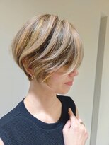 ユウヘアー 大高店(U Hair)&nbsp;ハイトーンショートボブスタイル