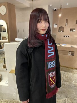 ユッカ エルア 武庫之荘南口(YUCCA elua) 【 YUCCA 】大人可愛い/ボルドーカラー