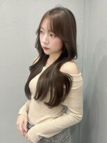 ボタン コロン 表参道 原宿(VOTAN COLON) オリーブブラウン/レイヤーカット/透明感カラー/韓国ヘア