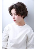春はパーマなショートボブ