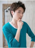 アップバングのニュアンスショートa