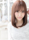 *mod's越谷*顔まわり小顔レイヤーのニュアンスストレートa