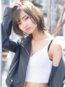 オースティン 錦糸町(AUSTIN) AUSTIN☆外ハネボブアッシュブラウンネオウルフツイストパーマ