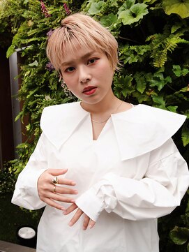 クレール 松戸(Clair) くびれボブ/カーキグレージュ/大人かわいい/フェザーバング