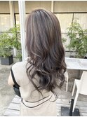 透明感ナチュラルハイライト/ミルクティーベージュ