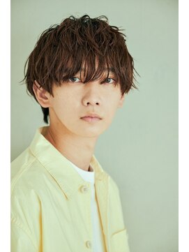 リトル ソルト 渋谷(little×salt) 無造作マッシュスタイル