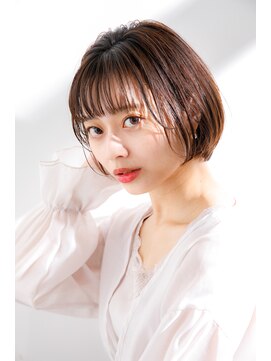 リノナ(Linona) 耳だしショート グクマッシュ ミルクチョコレート【リノナ】