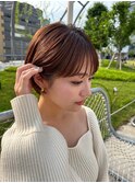 髪質改善*大人ガーリー暖色系カラー*美髪【Zina 大通】