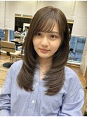 ワンカールで華やか★レイヤーカット/新宿/髪質改善ストレート
