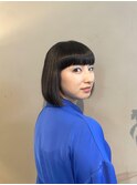 ワイドバングボブ