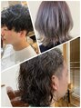 エクラ 宝塚逆瀬川(e'clat)&nbsp;メンズのパーマスタイル、女性のショートカットお任せください！