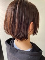 ヴォロ 佐賀(VoLo)&nbsp;切りっぱなしボブ/美髪/ピンクブラウン[佐賀駅]