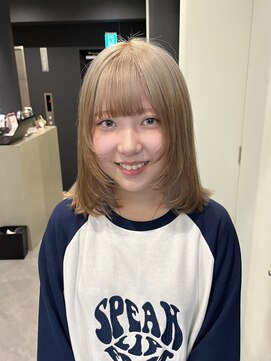 ミキサフレア(MIXSA FLAIR) beige Roots color