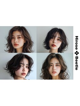 髪に優しい薬剤を使用しているので、ダメージレスで柔らかい質感に♪ゆるふわパーマで愛され度UP！