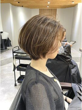 サロンドミルク 新百合ヶ丘店(salon de MiLK) 白髪ぼかしベージュ［新百合ヶ丘/ハイライト/白髪染め］