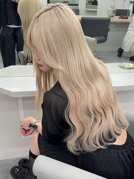 ベレーザ 渋谷(BELEZA) 9638ニュアンスカラーハイトーンシルキーベージュワンホンヘア