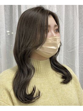 ルノン シェリー(LUNON cheliy) オリーブベージュ/ブリーチカラー/韓国風巻き髪