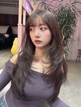 ウィクシーミミ 栄矢場町店(wixy mimi) レイヤーカット/透明感カラー/韓国ヘア