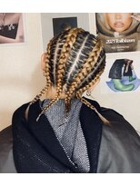 ルポ バイ モイ(Repos by MOI)&nbsp;地毛/コーンロウ（4本）