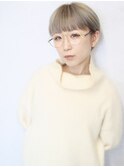 天神【BIRTH】耳かけマッシュショート×くすみベージュ　3