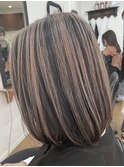 八尾/ハイライト/髪質改善/酸性ストレート/バレイヤージュ