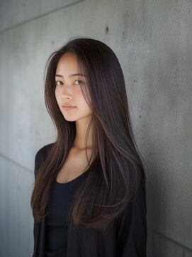 ピリオド(period.) シャドウグラデーション/バレイヤージュ/ロングレイヤーカット