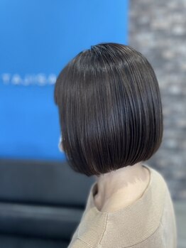 タジサスヘアー(TAJISAS HAIR)の写真/【尾道】《生涯通いたいと思うサロン＊TAJISAS HAIR》ダメージレス×時短◎乾かすだけでうっとりする指通り