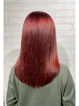 ビス リアン 川口店(Vis lien) 20代30代40代ピンクアッシュ艶感ストレート透明感ナチュラル