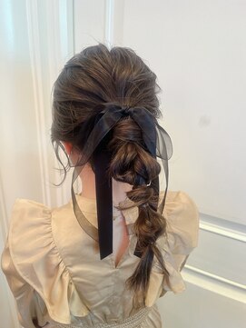 イングスジャパン(ings JAPAN) 編み下ろしポニーテールアレンジ