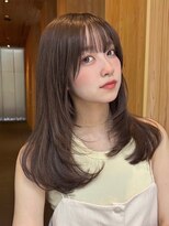 ローネス ギンザ(LONESS ginza)&nbsp;レイヤーカット/小顔カット/くすみベージュ/透明感カラー