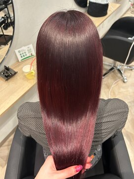 シェノン フェム 名古屋 名駅店(CHAINON×FeM#) レッドカラー/名古屋/髪質改善/レイヤーカット