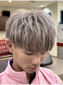 ピンクシルバー[千葉/メンズ/メンズカラー/ブリーチ]