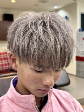 スウェル 千葉店(Swell) ピンクシルバー[千葉/メンズ/メンズカラー/ブリーチ]